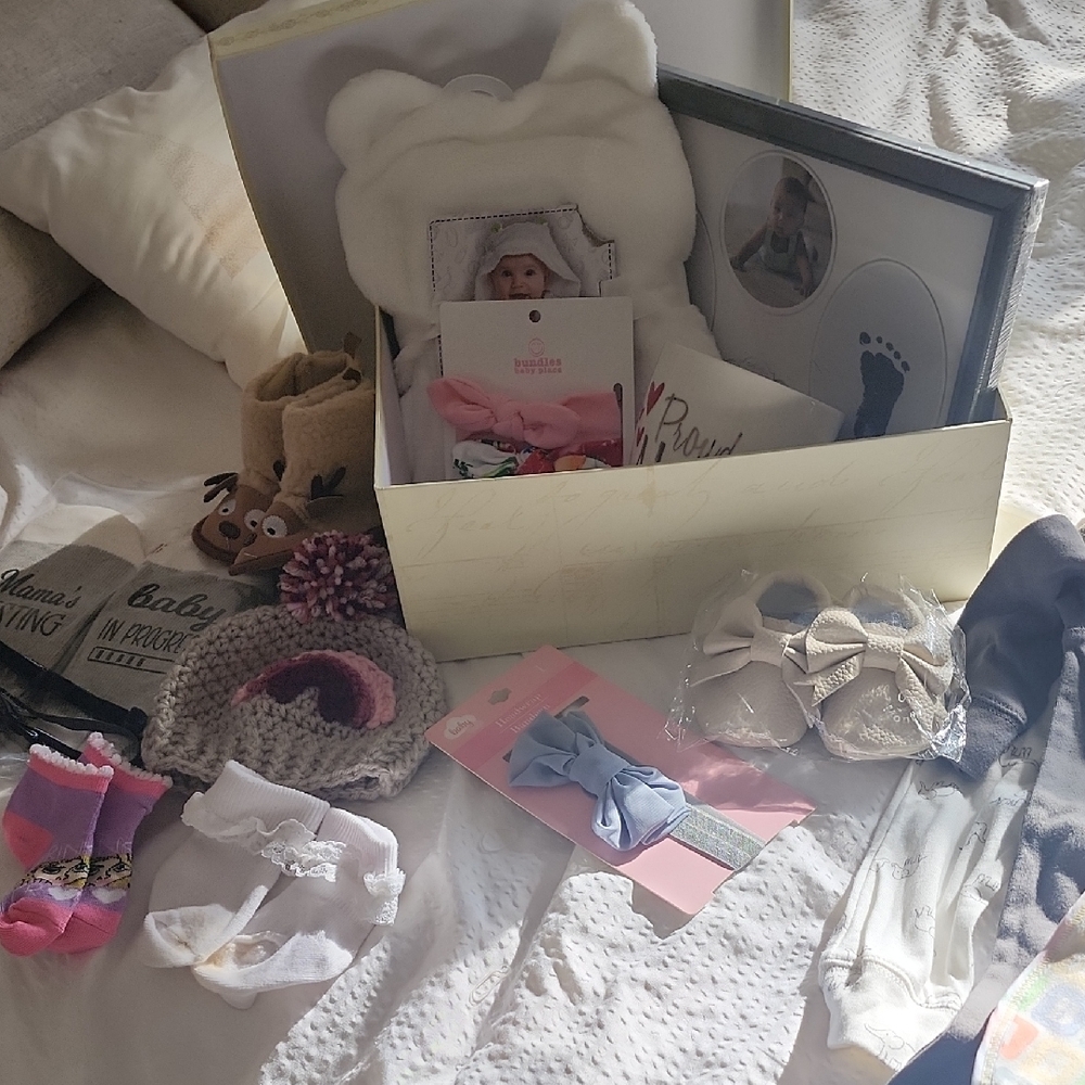 Carter's Baby Gift Set with Pink and Blue Accents